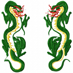 Dragoes Embroidery Design 9 Dragoes Embroidery Design 9